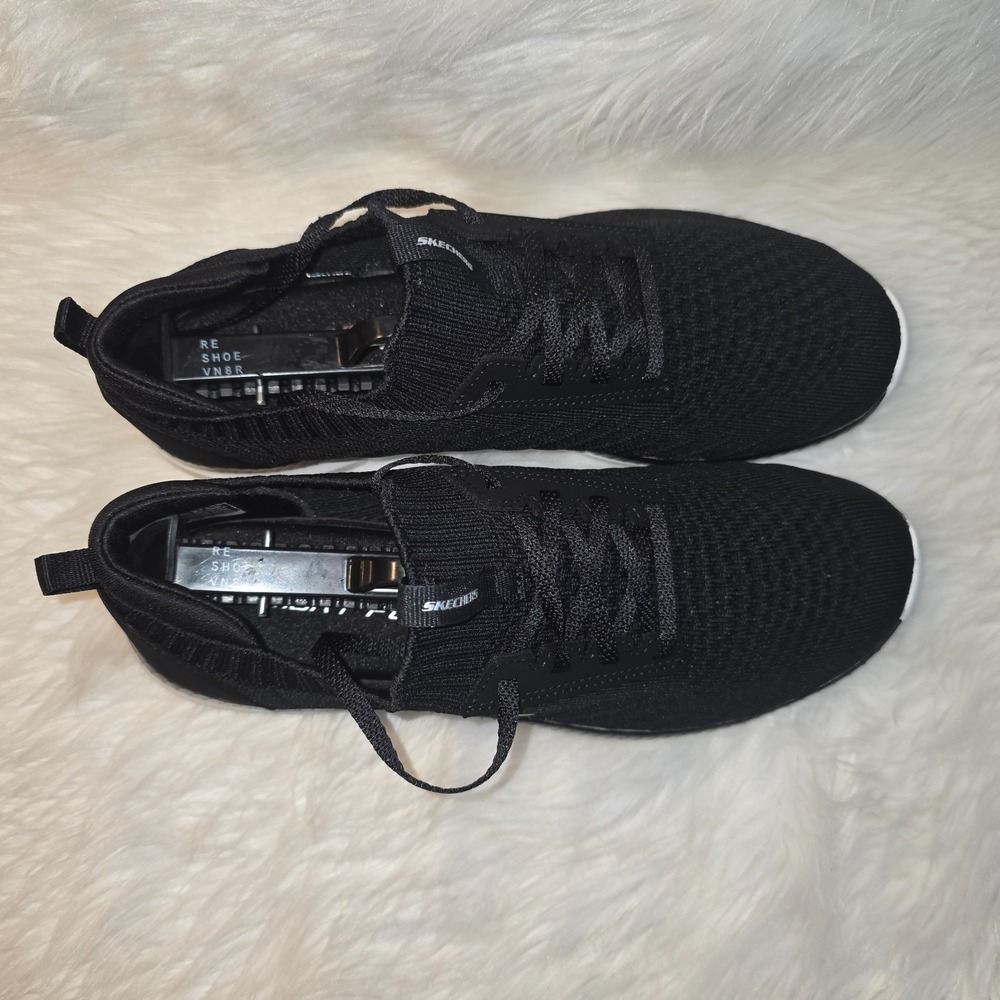 Skechers Bountiful Sneakers – Women's Size 10 — Black/White 56124 BKW - Picture 6 of 8